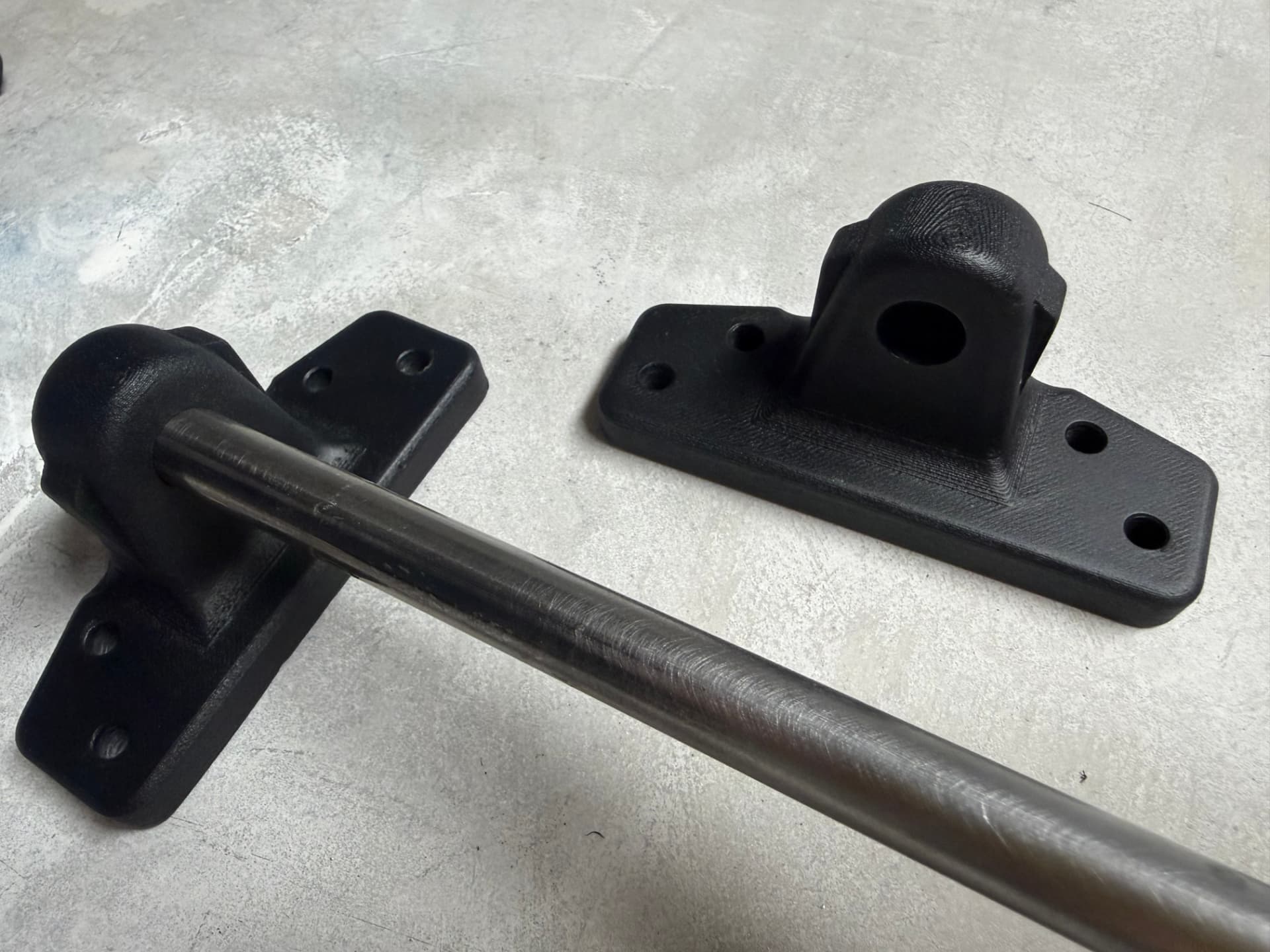 Shaft mount, close up