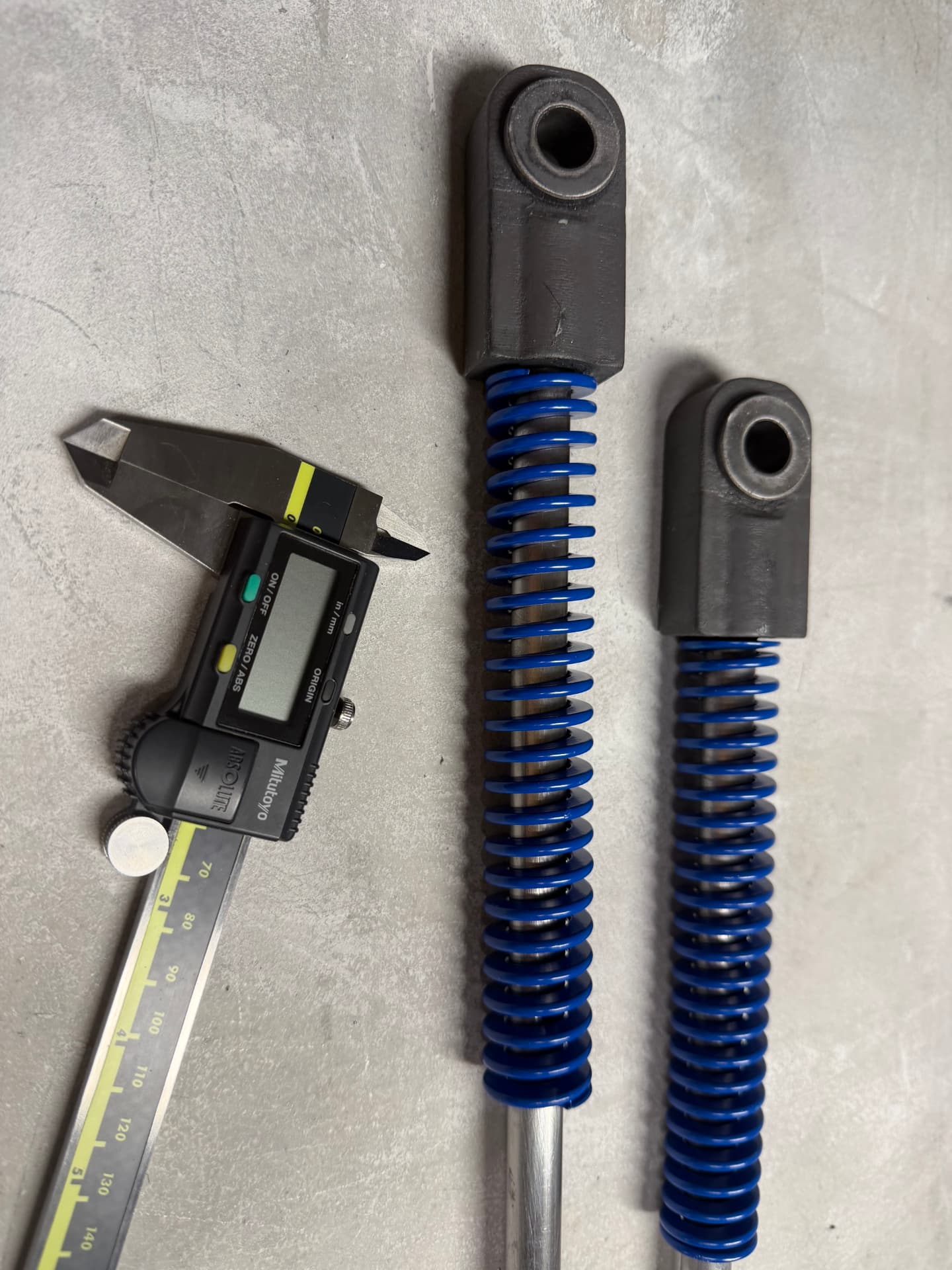 Coil-over shock ends